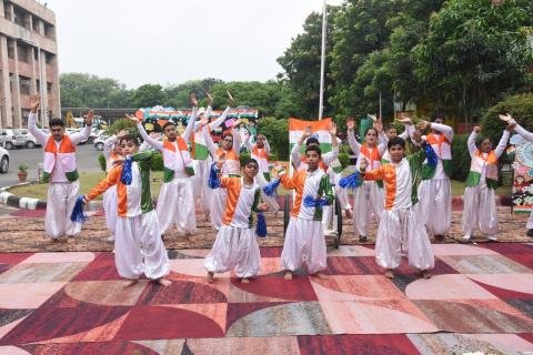 Government Rehabilitation Institute for Intellectual Disabilities (GRIID), Chandigarh, celebrated the 80th Independence Day with great patriotic fervour, enthusiasm and a spirit of national unity at the institute premises.