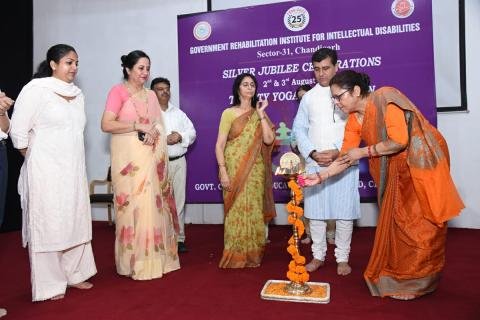 GRIID "Silver Jubilee Celebrations"-Tri-city Yoga Competition held on 03.08.2023(Day-2) at Govt. College of Education,Sec-20-D,Chandigarh