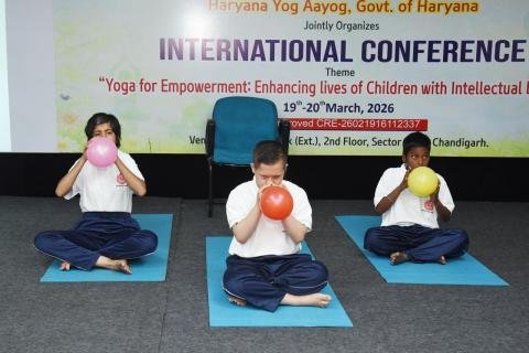 The Government Rehabilitation Institute for Intellectual Disabilities (GRIID), Chandigarh, in collaboration with the Haryana Yog Aayog, Government of Haryana, organised an International Conference on the theme of “Yoga for Empowerment: Enhancing