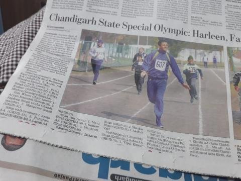 Students of GRIID school won medals-38 gold, 30 silver and 40 bronze- in various events  during Special Olympics Athletic State Meet held at Sports Complex, sector 7, Chandigarh organised by Chandigarh sports Department from 30Jan -1st Feb 2020.